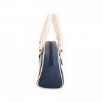 Beau Design Stylish Blue Color Imported PU Leather Casual Handbag With Double Handle For Women's/Ladies/Girls Beau Design Stylish Blue Color Imported PU Leather Casual Handbag With Double Handle For Women's/Ladies/Girls